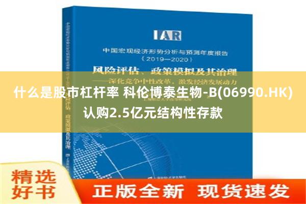 什么是股市杠杆率 科伦博泰生物-B(06990.HK)认购2.5亿元结构性存款