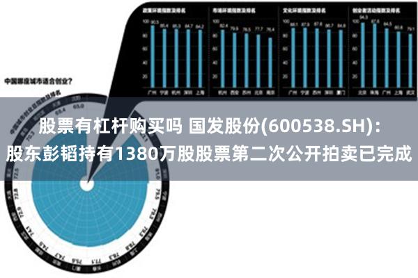 股票有杠杆购买吗 国发股份(600538.SH)：股东彭韬持有1380万股股票第二次公开拍卖已完成