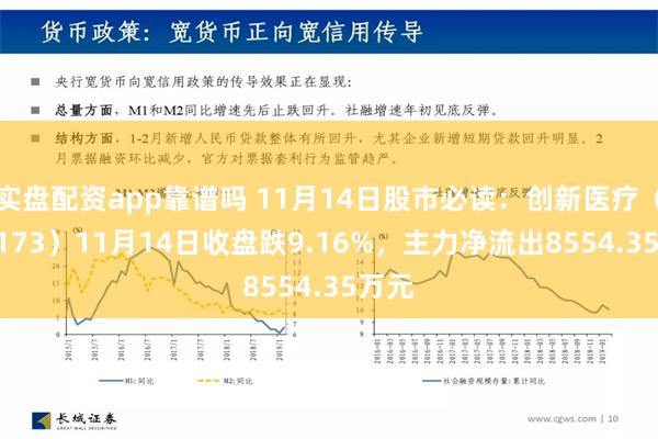 实盘配资app靠谱吗 11月14日股市必读：创新医疗（002173）11月14日收盘跌9.16%，主力净流出8554.35万元